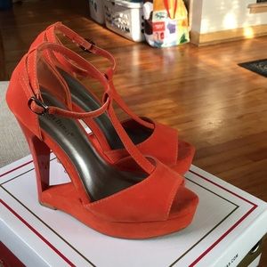 Orange heels